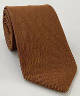 Burnt Orange Mulberrywood Weave Silk Tie MWT-15